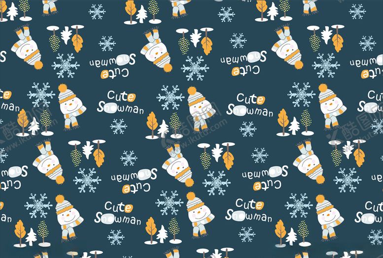 编号：81792310231350408211【酷图网】源文件下载-可爱卡通雪人