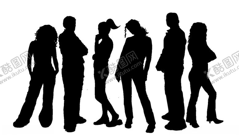 编号：63333810211555495928【酷图网】源文件下载-人物剪影