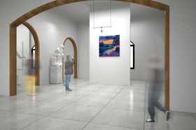 画展场景样机