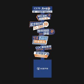 CS75蓝鲸超擎立牌