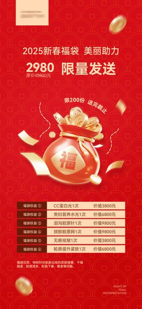 新春福袋海报