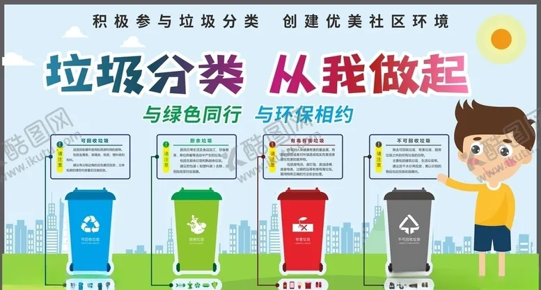 编号：31289204191357444768【酷图网】源文件下载-垃圾分类