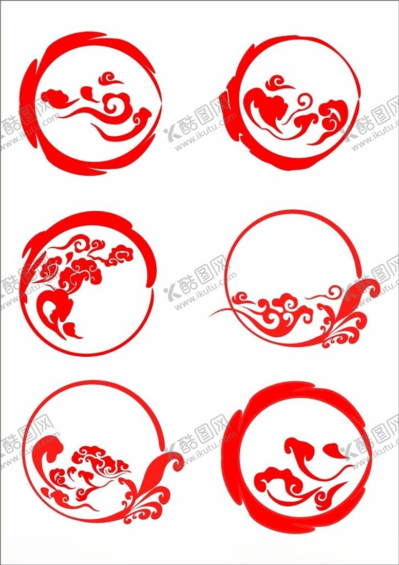编号：96648302192151299163【酷图网】源文件下载-红色祥云