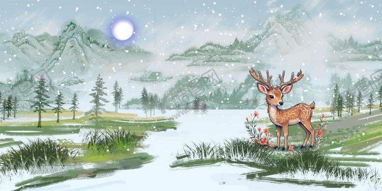 编号：91211712230104551030【酷图网】源文件下载-山水画