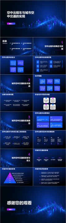 空中出租车与城市空中交通的实现PPT