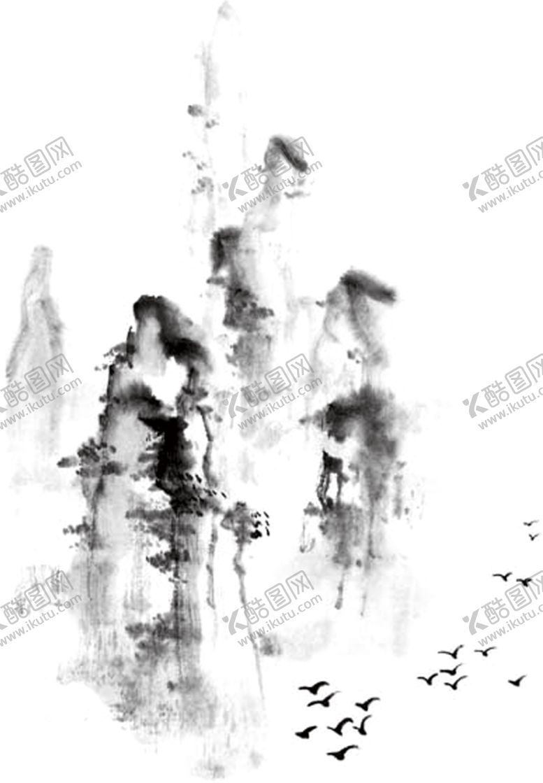 编号：38360904161250055741【酷图网】源文件下载-水墨山水