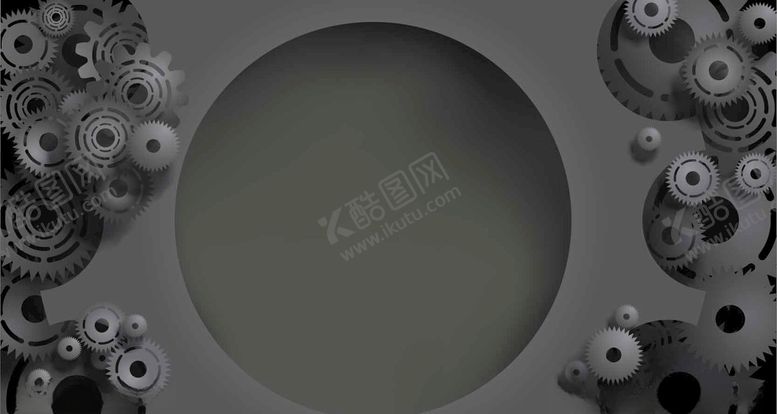编号：40961006231545156178【酷图网】源文件下载-矢量黑色大气金属背景