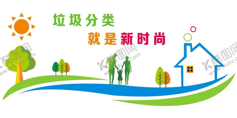 编号：83016809121924495107【酷图网】源文件下载-垃圾分类文化墙