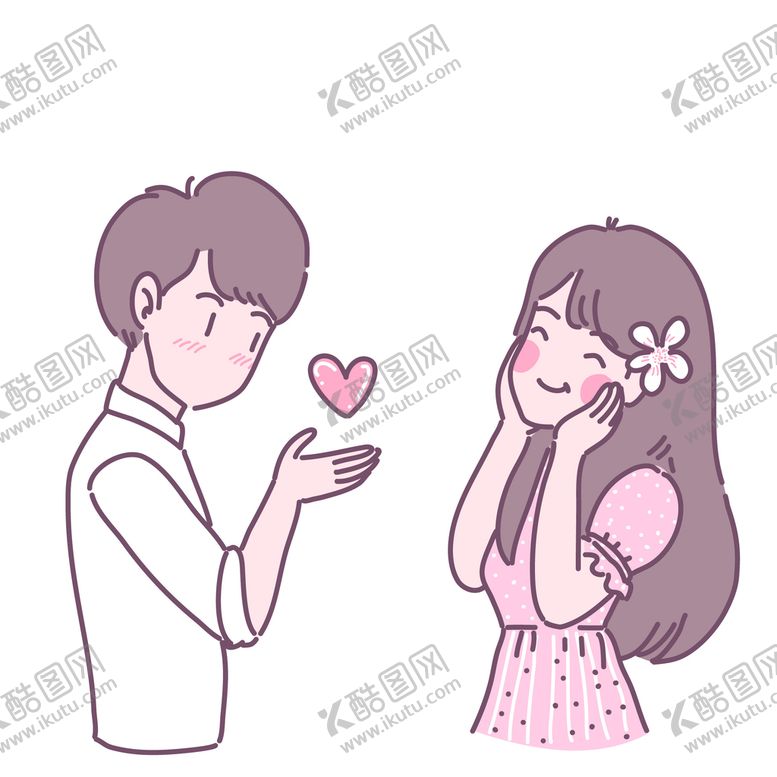 编号：35127410101927246183【酷图网】源文件下载-情人节情侣