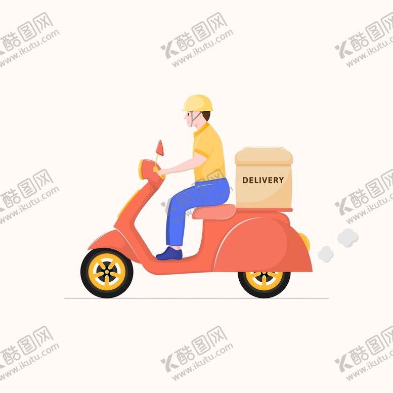 编号：46344310250129418692【酷图网】源文件下载-ai矢量外卖员