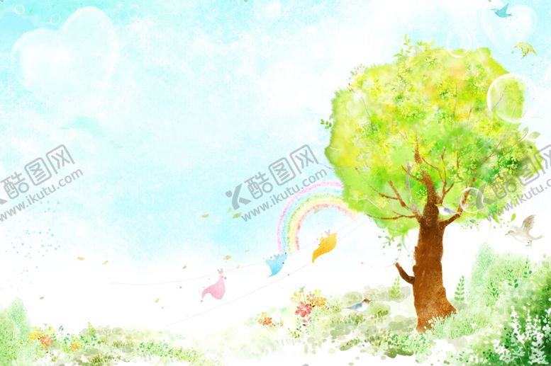 编号：99107507051207357927【酷图网】源文件下载-水彩风景