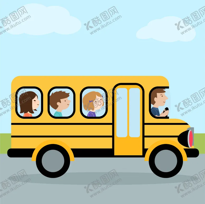 编号：85027309231033381356【酷图网】源文件下载-校车 