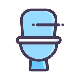 马桶图形标志图标装饰素材
