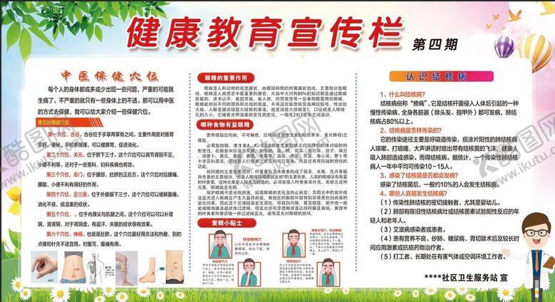 编号：97852409151745576870【酷图网】源文件下载-健康教育宣传栏展板