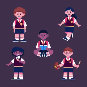 学生子小校形象