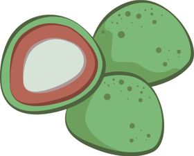 抹茶相关矢量图卡通绿色