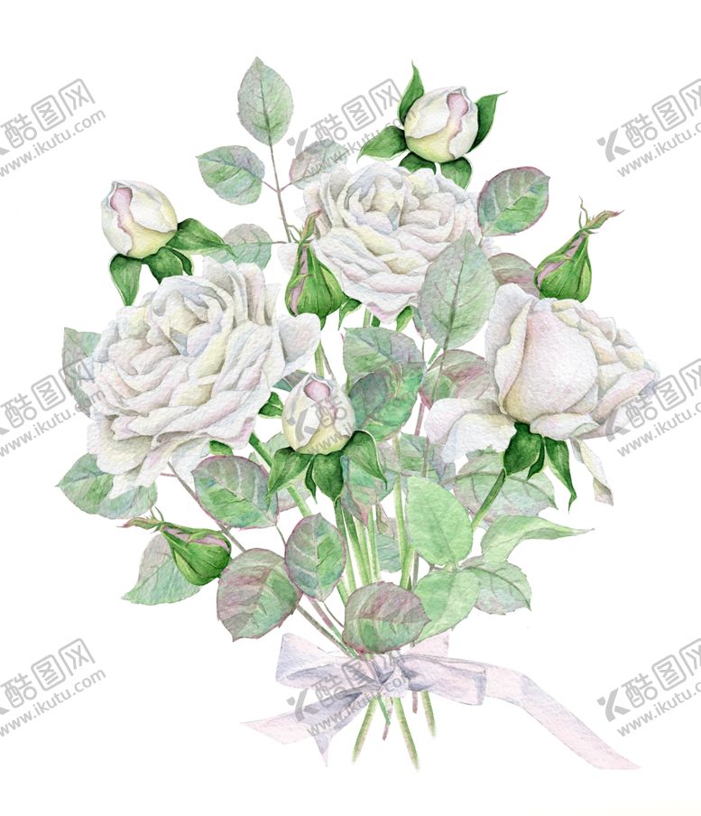 编号：16807509150449408606【酷图网】源文件下载-手绘花草牡丹花园元素素材