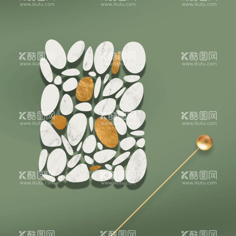 编号：95927511271049123392【酷图网】源文件下载-时尚几何水彩挂画装饰画