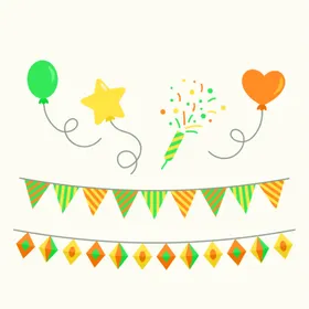 生日装饰素材相关元品