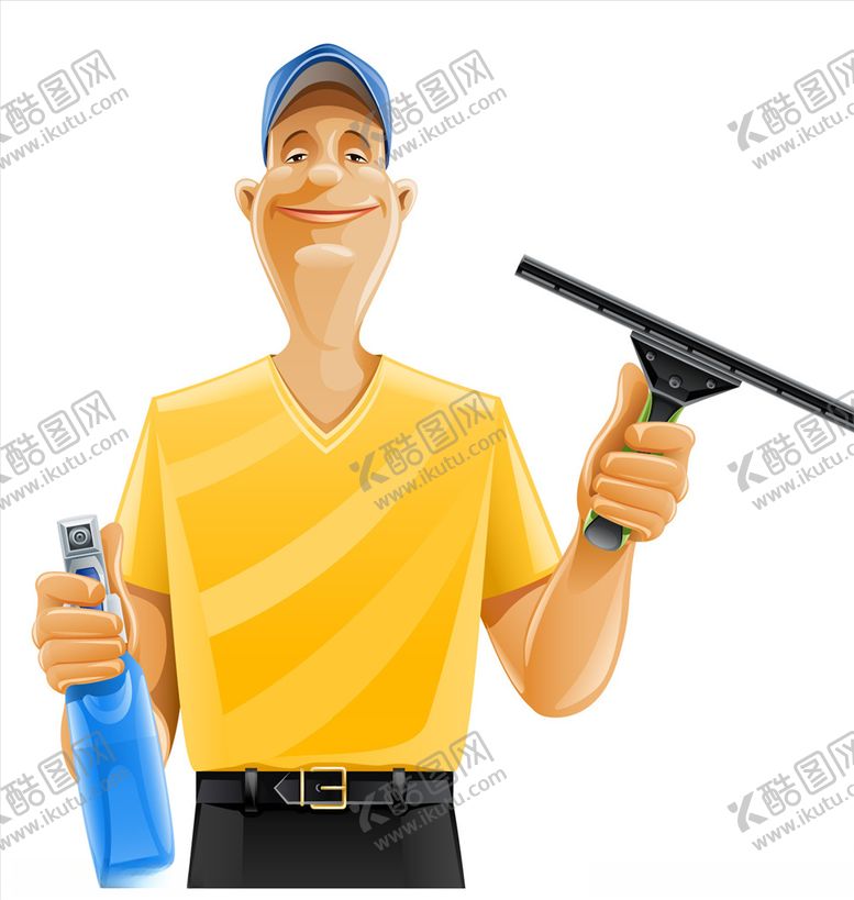 编号：14749906300844537933【酷图网】源文件下载-清洁工