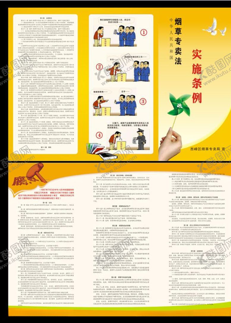 编号：94221909240705447576【酷图网】源文件下载-专卖实施条例