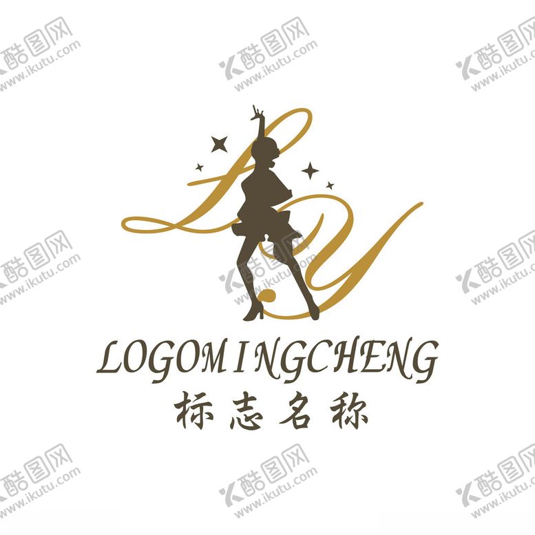 编号：11407102200550239596【酷图网】源文件下载-拉丁舞标志设计