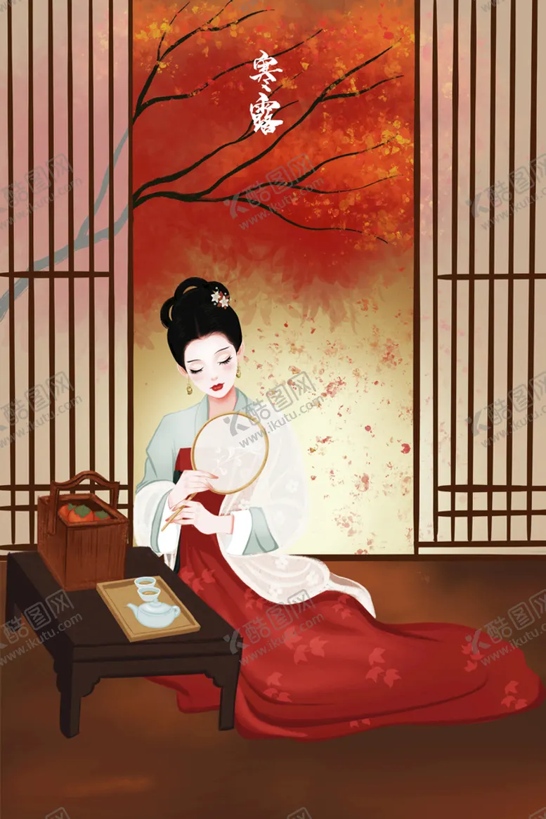 编号：43692510042230357614【酷图网】源文件下载-古风美女