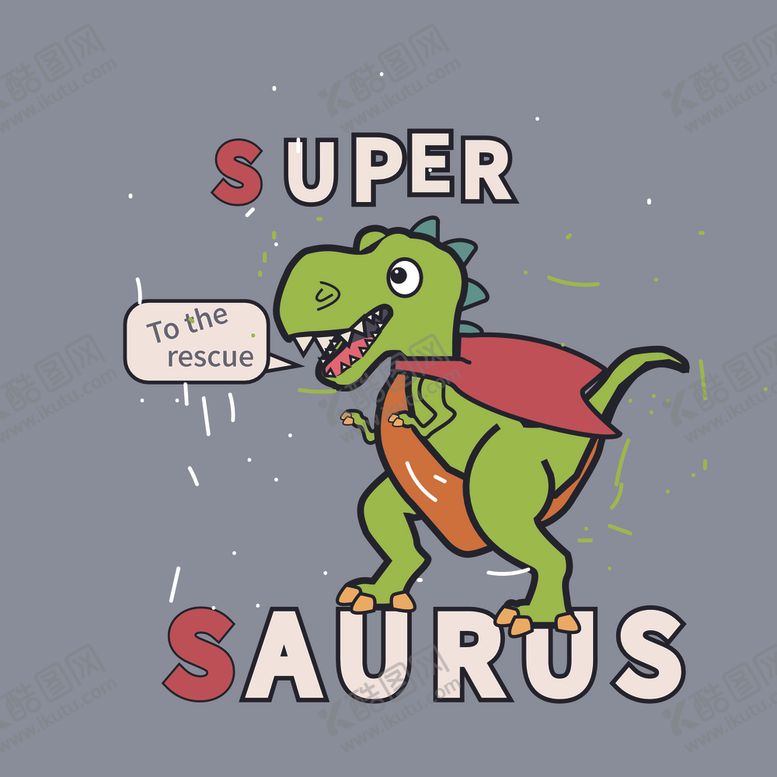 编号：95237409190907285234【酷图网】源文件下载-卡通矢量恐龙