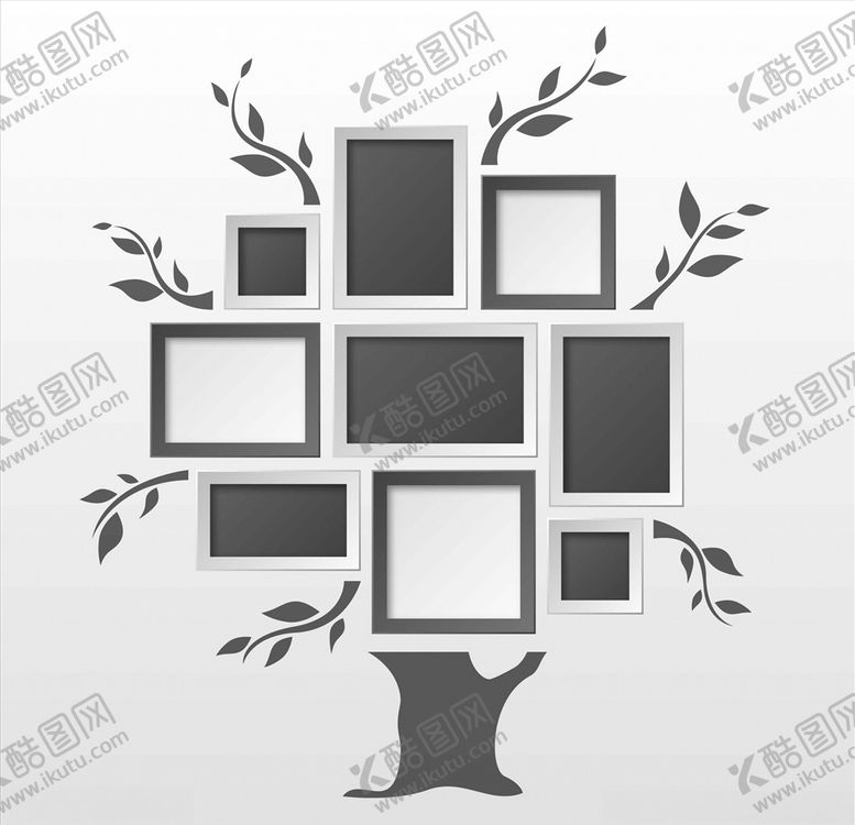 编号：97082110161741283145【酷图网】源文件下载-矢量照片墙