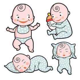 Baby婴儿插画