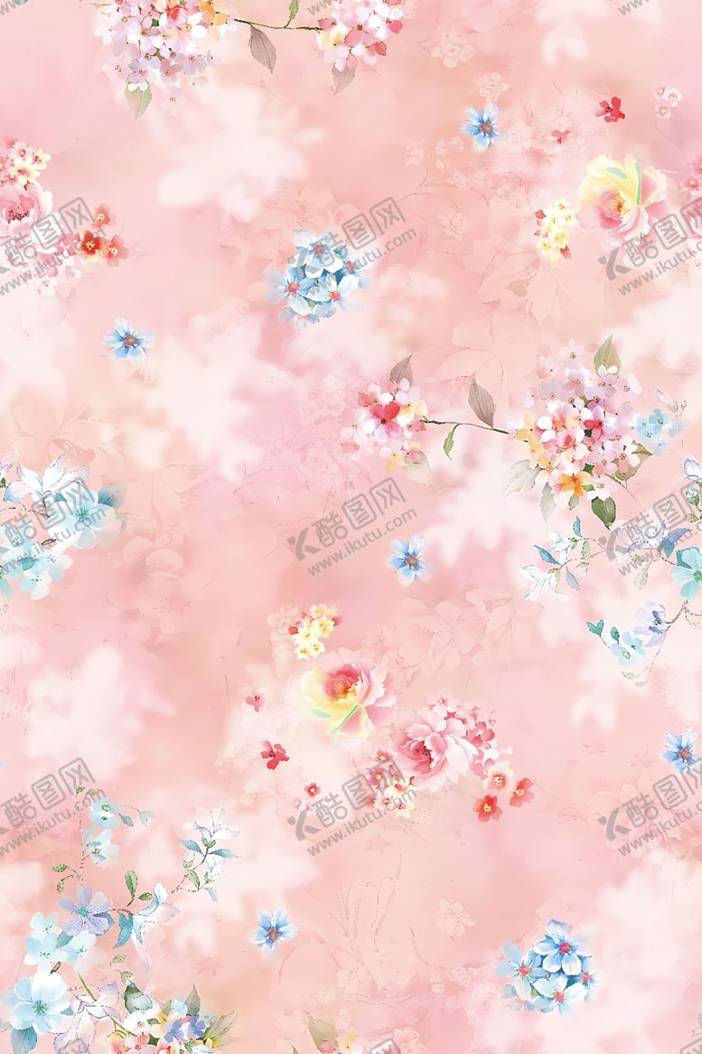 编号：91957901182055424390【酷图网】源文件下载-水彩花