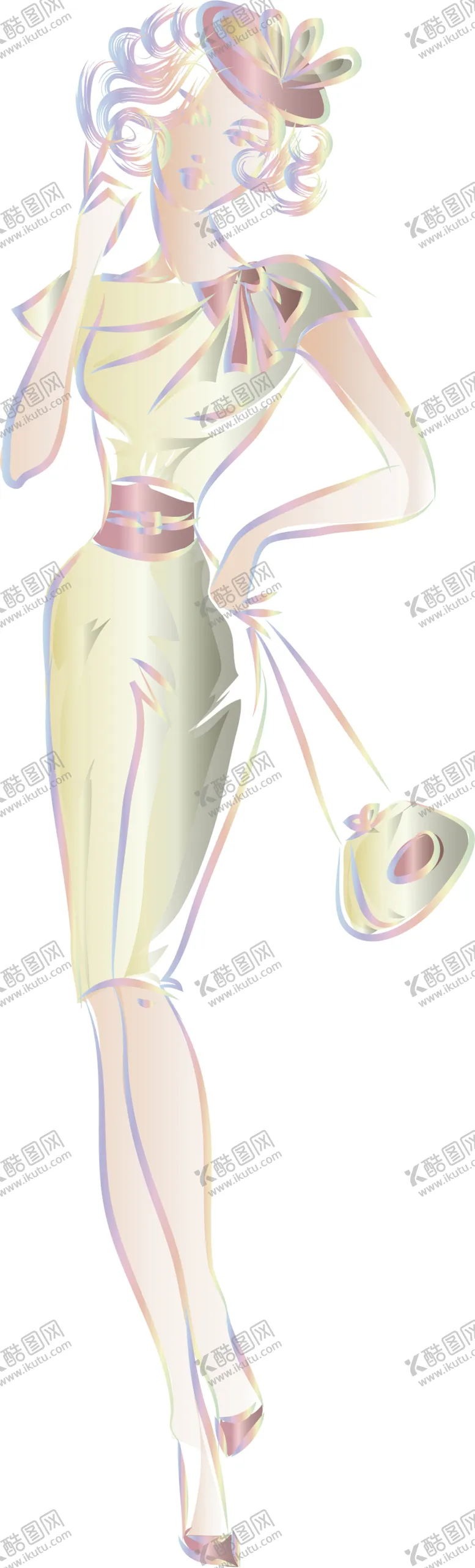 编号：99371006251445449013【酷图网】源文件下载-插画美女
