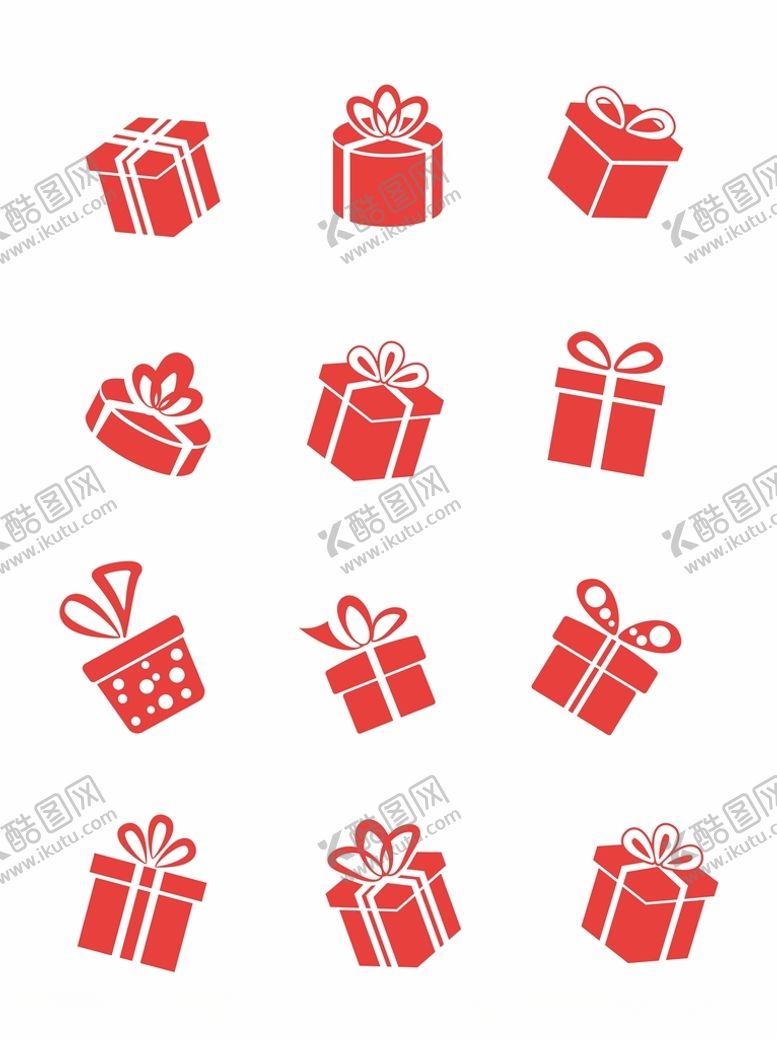 编号：78441512031415588872【酷图网】源文件下载-礼物礼盒送礼图标图案