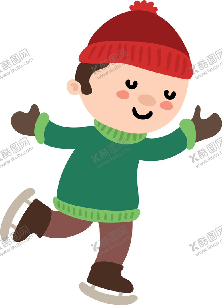 编号：91725309291945072930【酷图网】源文件下载-装冬装的儿童