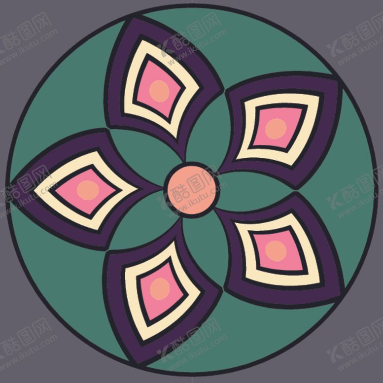 编号：80208109261713464140【酷图网】源文件下载-波西米亚风格花纹图案