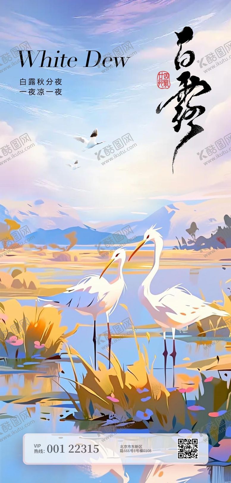 编号：26114108012303506927【酷图网】源文件下载-白露节气海报