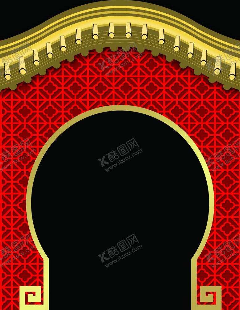 编号：37876905111657405345【酷图网】源文件下载-中式拱门