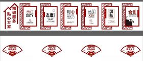 五好小区文化墙
