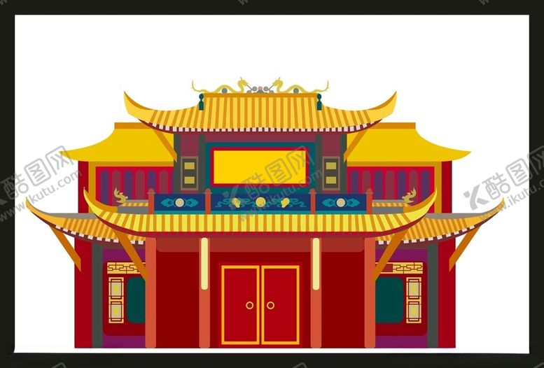 编号：95766802060149084471【酷图网】源文件下载-手绘古典建筑