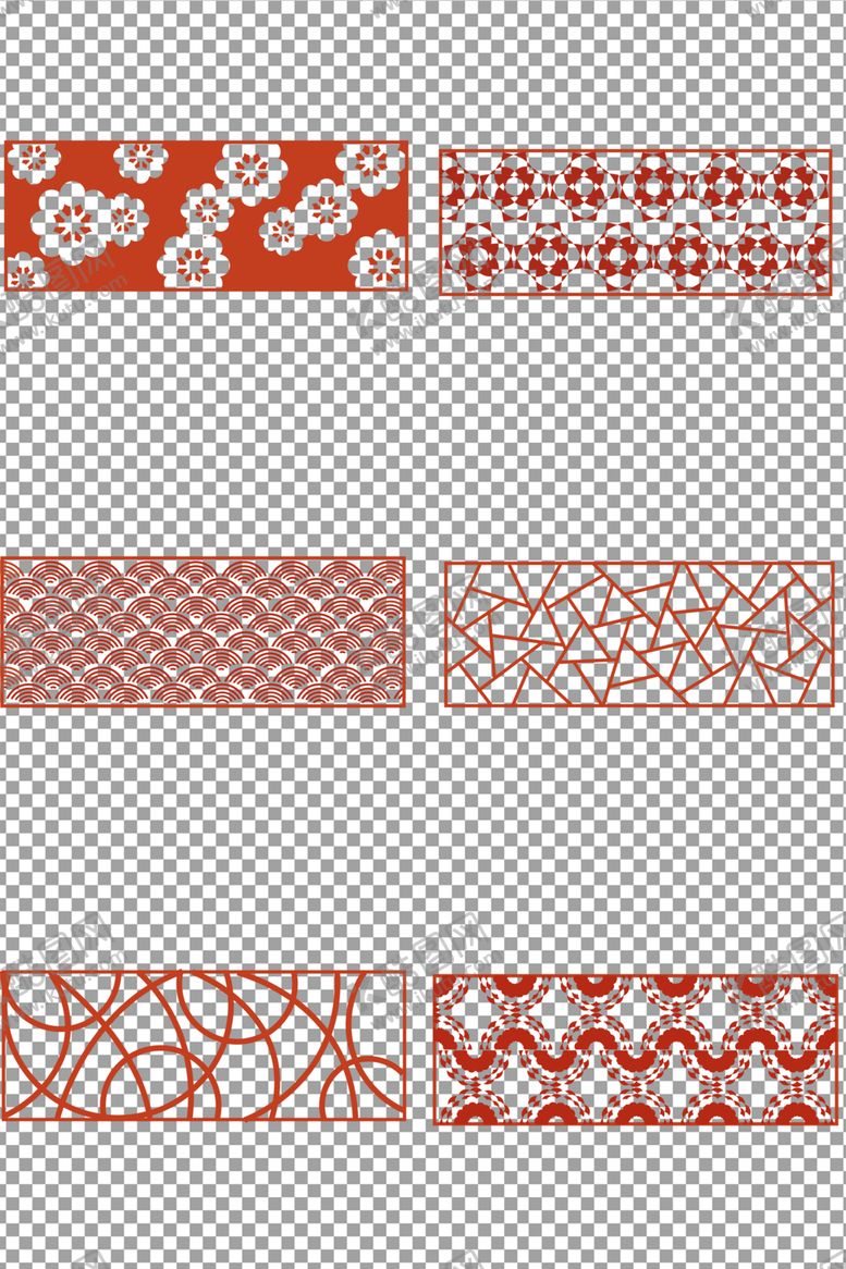 编号：66475706160202458315【酷图网】源文件下载-中国风红色传统剪纸