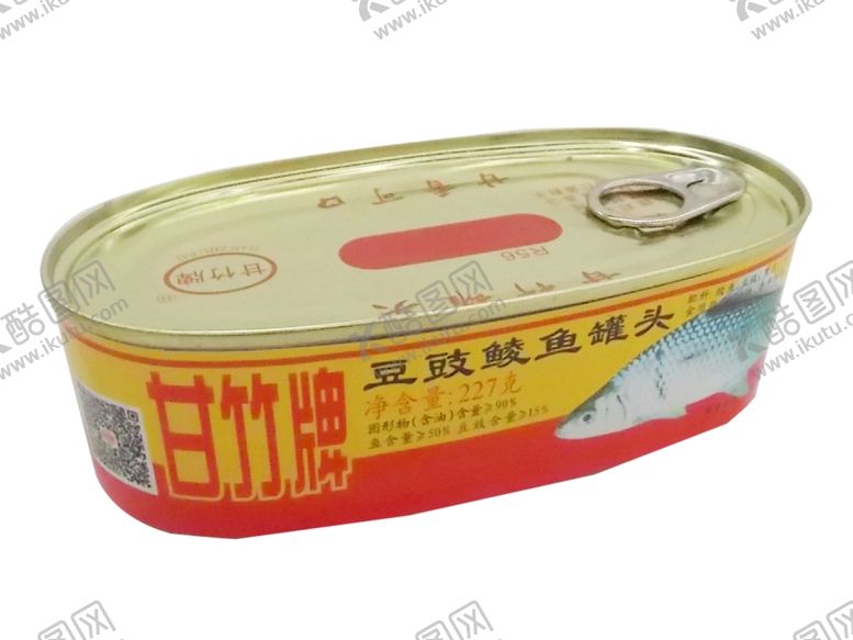 编号：70305809190451486716【酷图网】源文件下载-甘竹豆鼓鲮鱼罐头227g