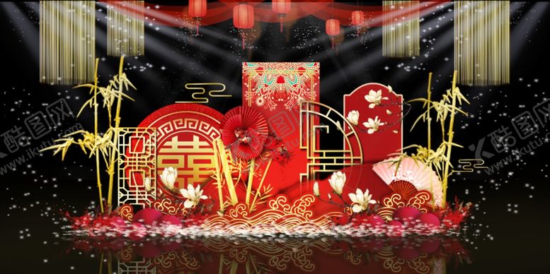 编号：22381710010547278838【酷图网】源文件下载-中式婚礼