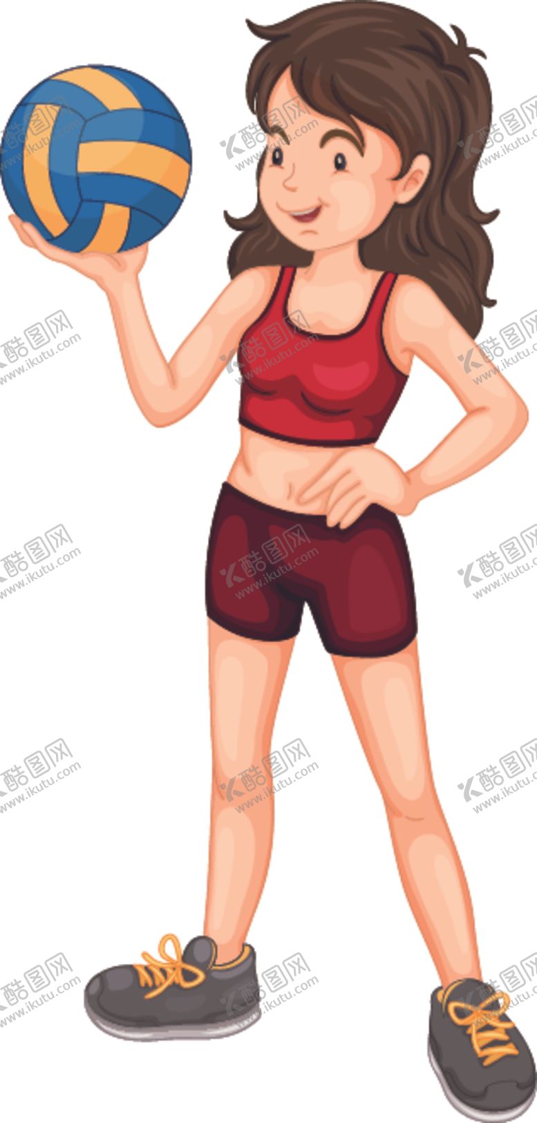 编号：13973410041019434517【酷图网】源文件下载-卡通运动人物