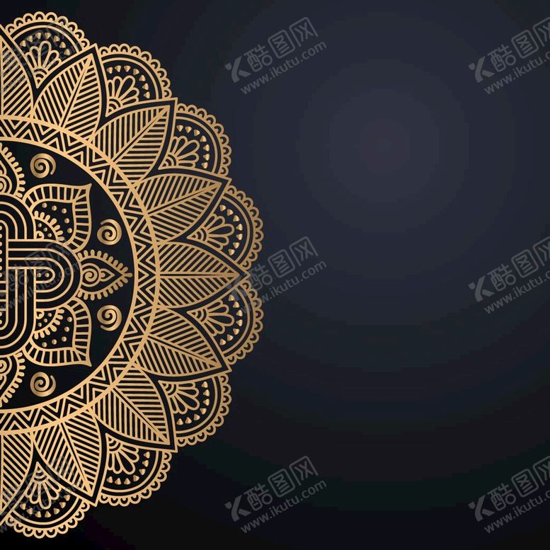 编号：07913209191155117940【酷图网】源文件下载-金色古典花纹