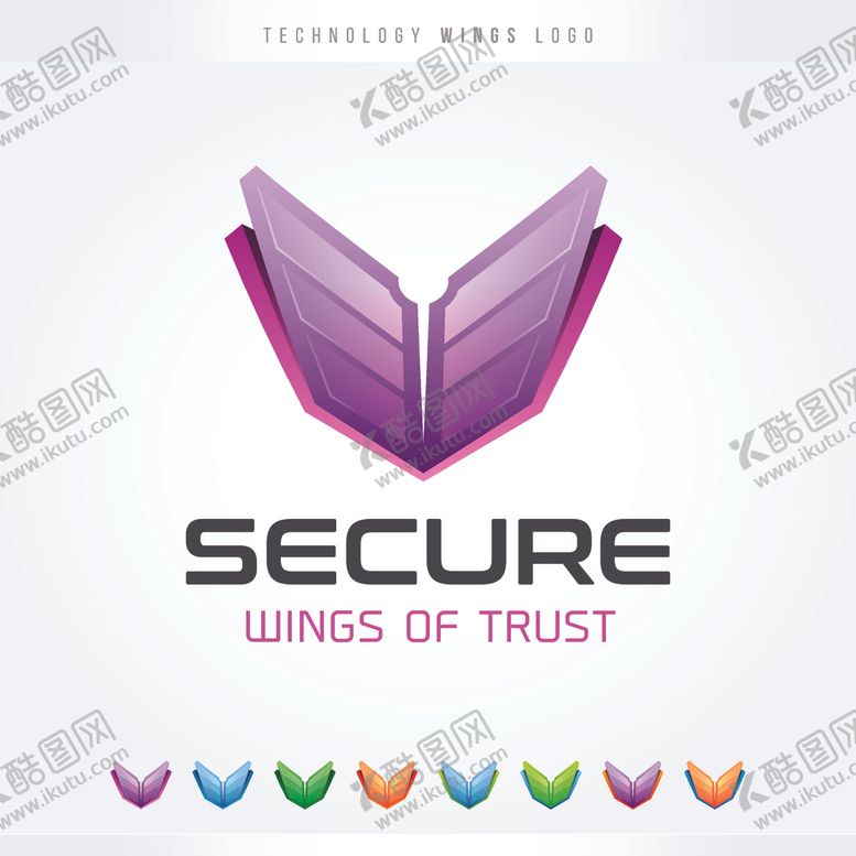 编号：91817209231419536365【酷图网】源文件下载-翅膀logo