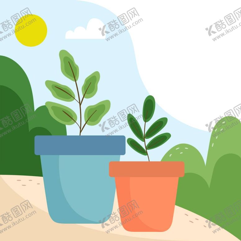 编号：09523709230410483127【酷图网】源文件下载-方形植树节海报