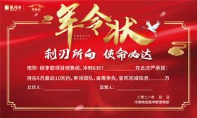 地产军令状海报