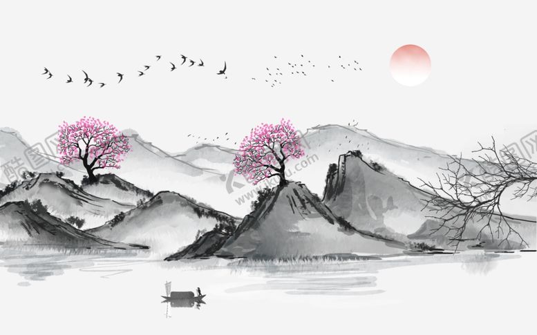 编号：67087105152149179902【酷图网】源文件下载-山水画