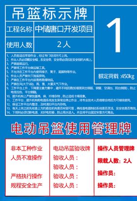 吊蓝标识牌