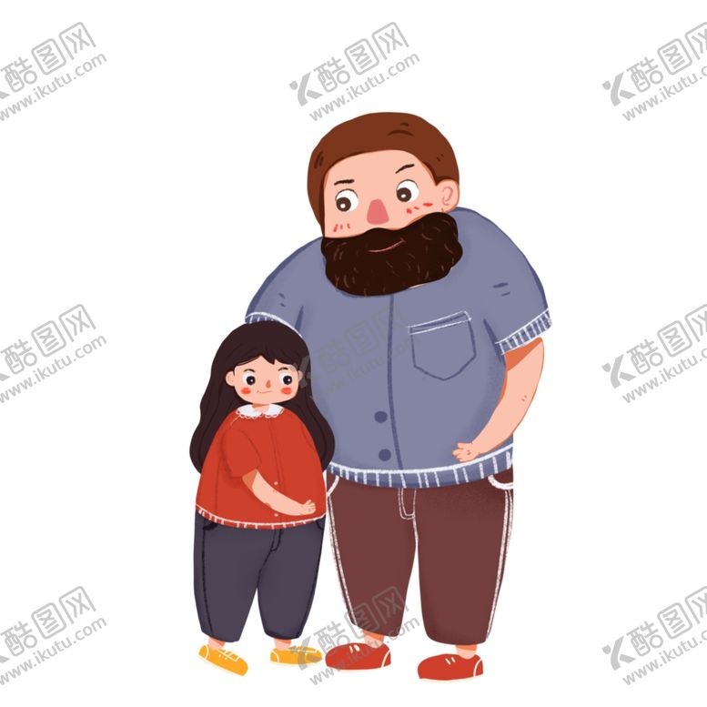 编号：71800507092114329240【酷图网】源文件下载-父亲节插画